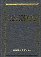 Acta et diplomata: Monastiriorum et ecclesiarum orientis