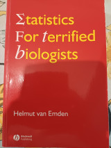 Statistics for terrified biologists