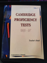 Cambridge Proficiency Tests 1995-7 Vol 7 Teacher's Book
