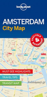 Lonely Planet Amsterdam City Map