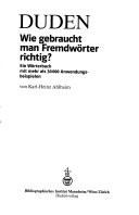 Wie Gebraucht Fremdworter?