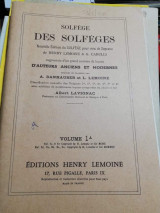 Solfege Des Solfeges, Vol.1a
