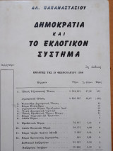 ΔΗΜΟΚΡΑΤΙΑ ΚΑΙ ΤΟ ΕΚΛΟΓΙΚΟΝ ΣΥΣΤΗΜΑ