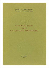 Considérations sur les Essais de Montaigne