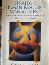 Strategic human resource management