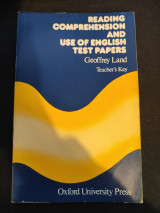 'Reading Comprehension' & 'Use of English Test Papers' Teacher's Key