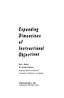 Expanding Dimensions of Instructional Objectives