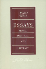 Essays, moral, political and literary