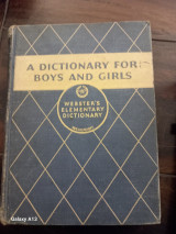 A dictionary for boys and girls webster's elementary dictionary