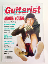 Guitarist April 1991 αφιέρωμα Angus Young