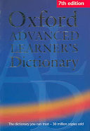 Oxford Advanced Learner's Dictionary of Current English