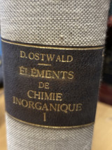 Éléments de Chimie Inorganique (Tome I – Première Partie: Métalloïdes)