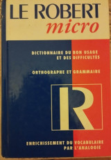 Le Robert Micro. Dictionnaire du bon usage et des difficultès.