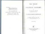 The Theory of Political Economy