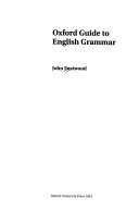 Oxford Guide to English Grammar