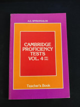Cambridge Proficiency Tests Vol 4 1991 - 1992 Teacher's Book