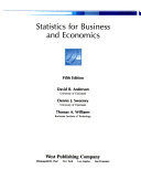 Statistics for Business and Economics