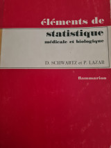 Eléments de statistique médicale et biologique