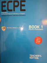 Ecpe examination for the certificate of proficiency in English