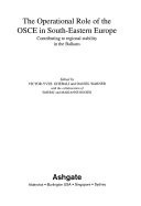 The Operational Role of the OSCE in South-eastern Europe