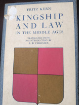 Kingship and Law in the Middle Ages