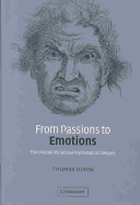 From Passions to Emotions