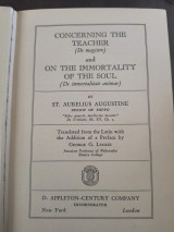 Concerning the Teacher and on the Immortality of the Soul
