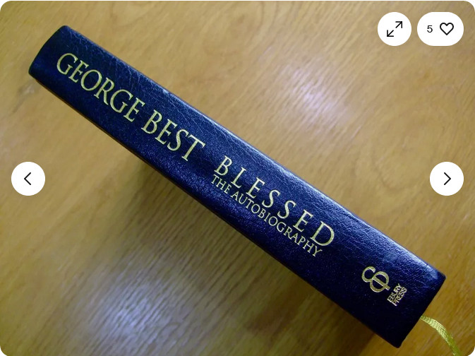 Blessed: The Autobiography By George Best – Very Good Condition Paperback