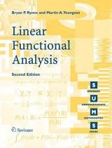 Linear Functional Analysis (Springer Undergraduate Mathematics Series)