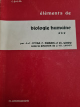 Elements de biologie humaine