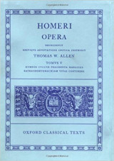 Homeri Opera tomvs v - hymni cyclus Fragmenta margites batr vitae