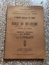 Ecole du Mecanisme τεχνικαι ασκήσεις δια πιάνο