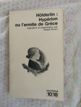 Hyperion ou l'ermite de Grece
