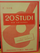F.Sor 20 Studi per chitara