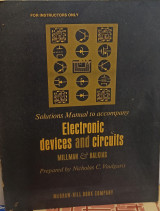Solutions Manual to accompany Electronic devices and circuits