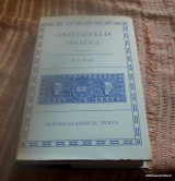 Aristotelis Politica ; recognovit brevique adnotatione critica instruxit