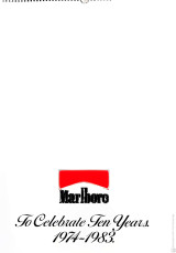 Ημερολογιο τοιχου Marlboro 1983
