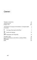 Speech and Language in Psychoanalysis